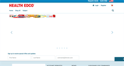 Desktop Screenshot of healthedco.com